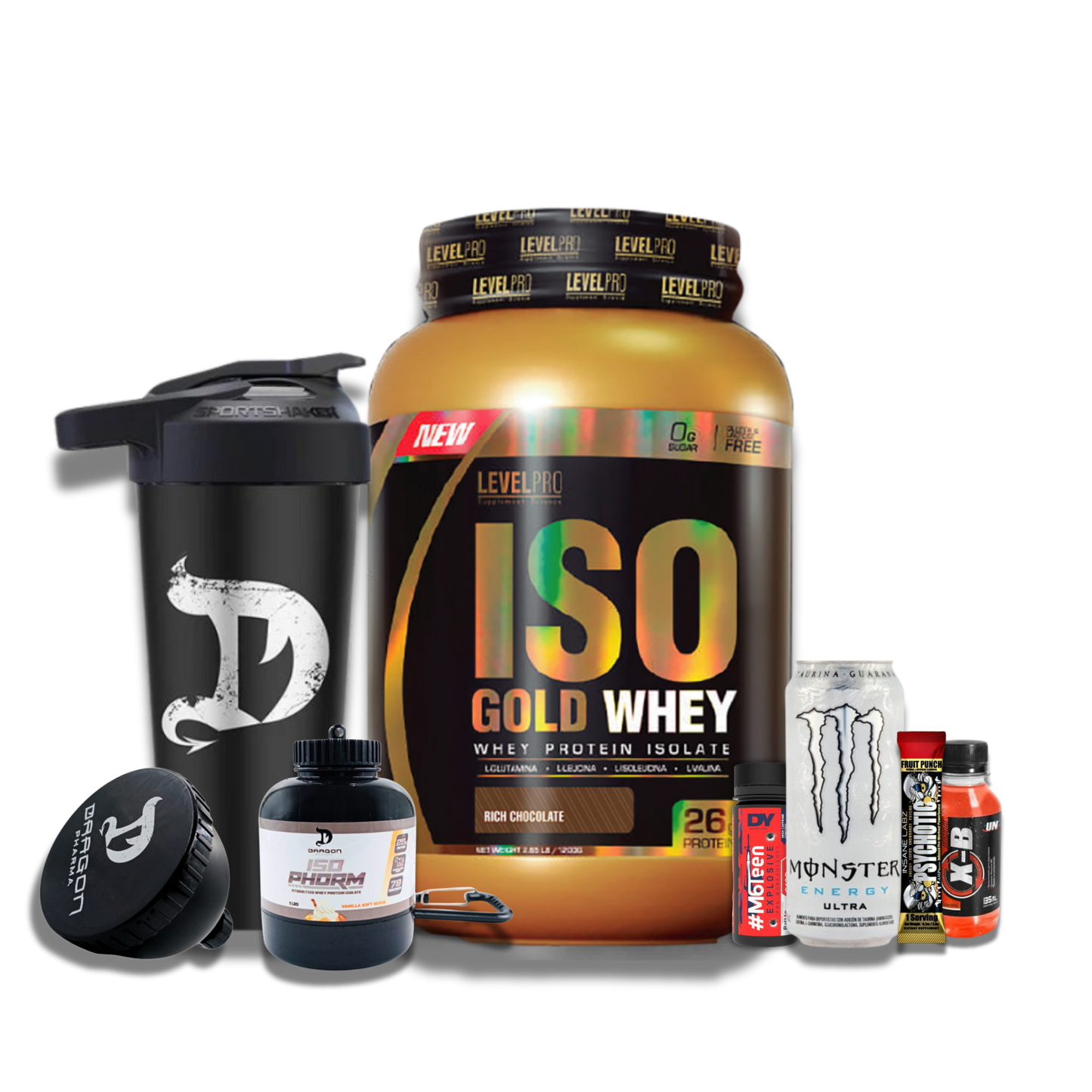 ISO GOLD WHEY 1.1kG - 3KG CON REGALOS