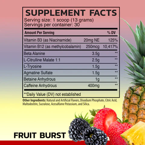 PRE EXTREME - RAW NUTRITION