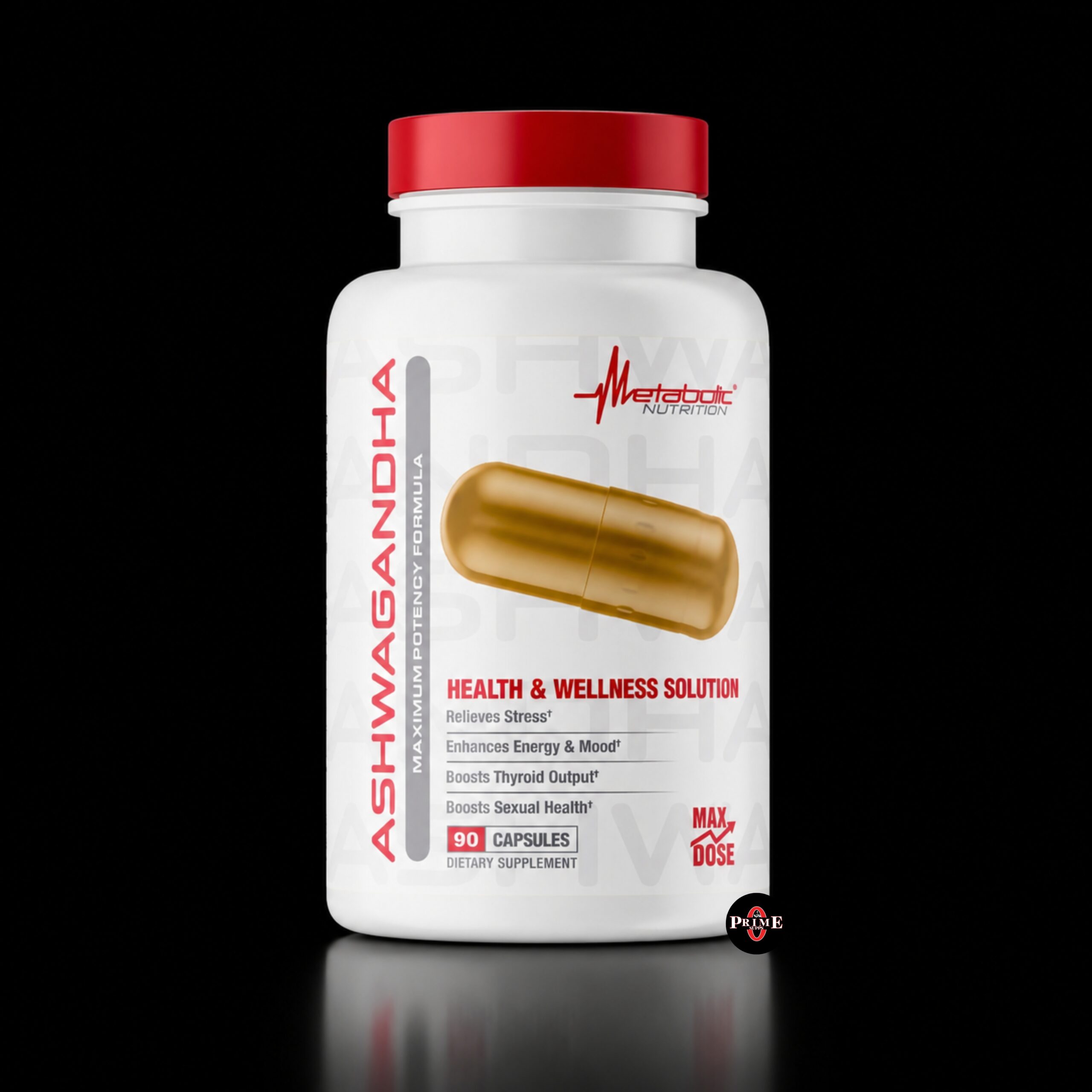 ASHWAGANDHA (90 CAPSULAS) – METABOLIC NUTRITION