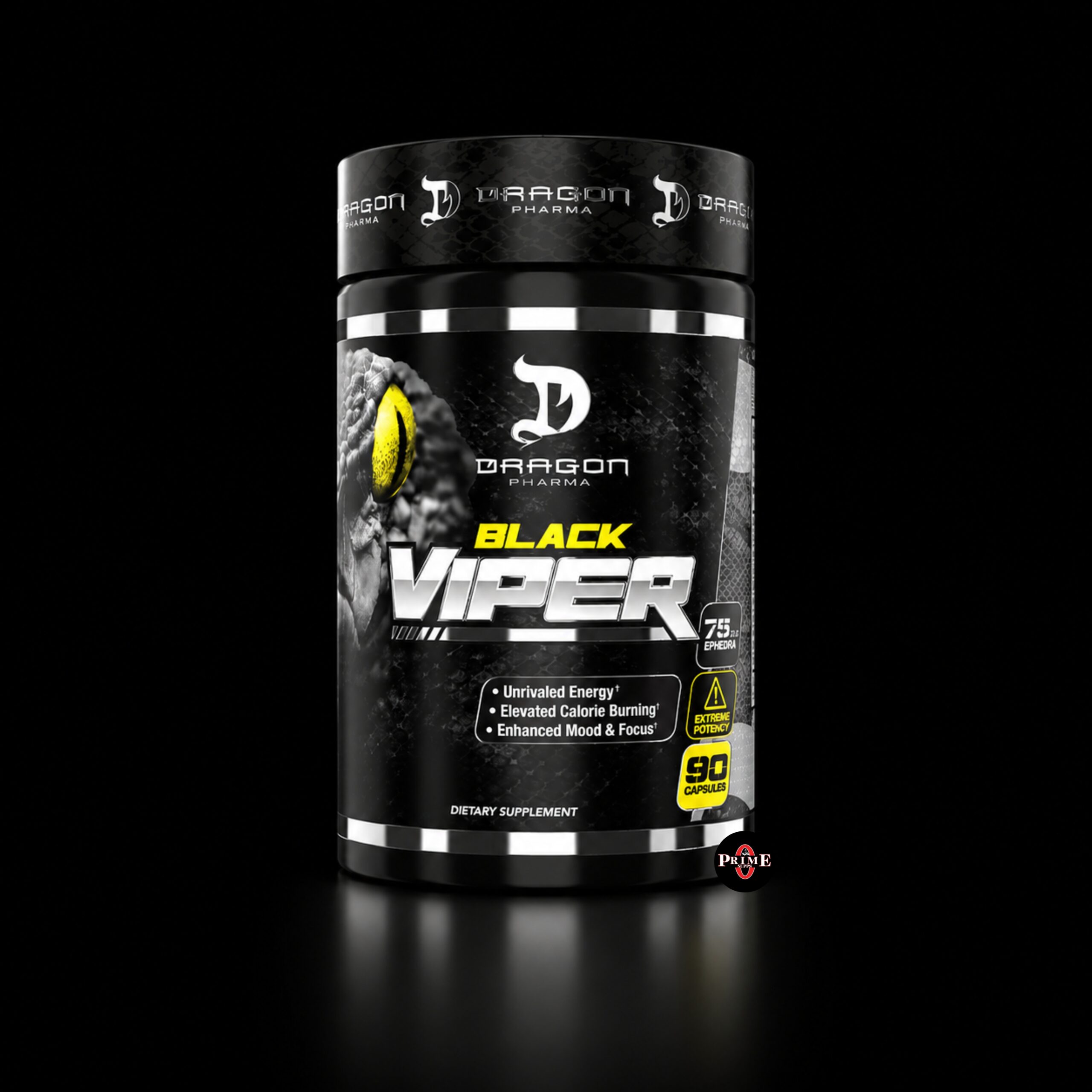 BLACK VIPER 90 CAPSULAS – DRAGON PHARMA