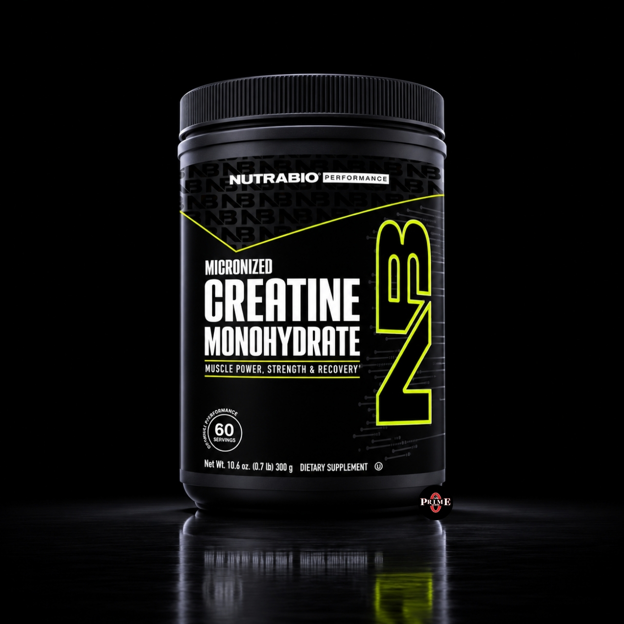 CREATINA MONOHIDRATADA MICRONIZADA 300GR (PUREZA DE GRADO FARMACEUTICO) – NUTRABIO